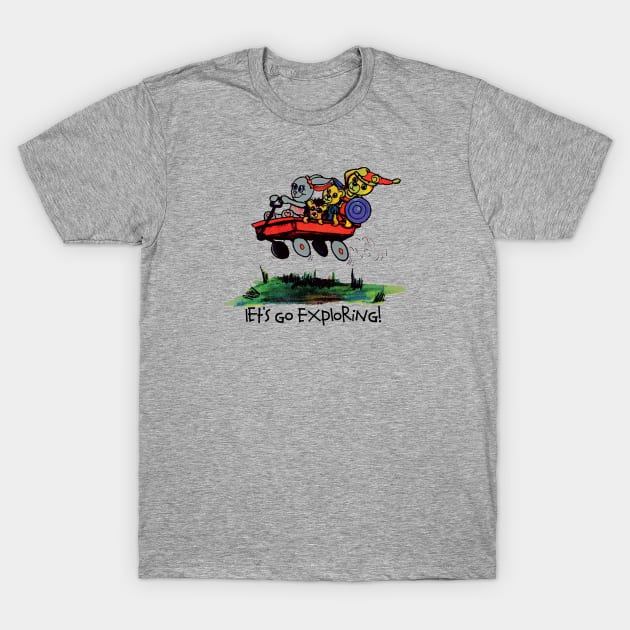 The Night Guardians Go Exploring T-Shirt by Alt World Studios